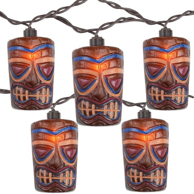 Tiki head string deals lights